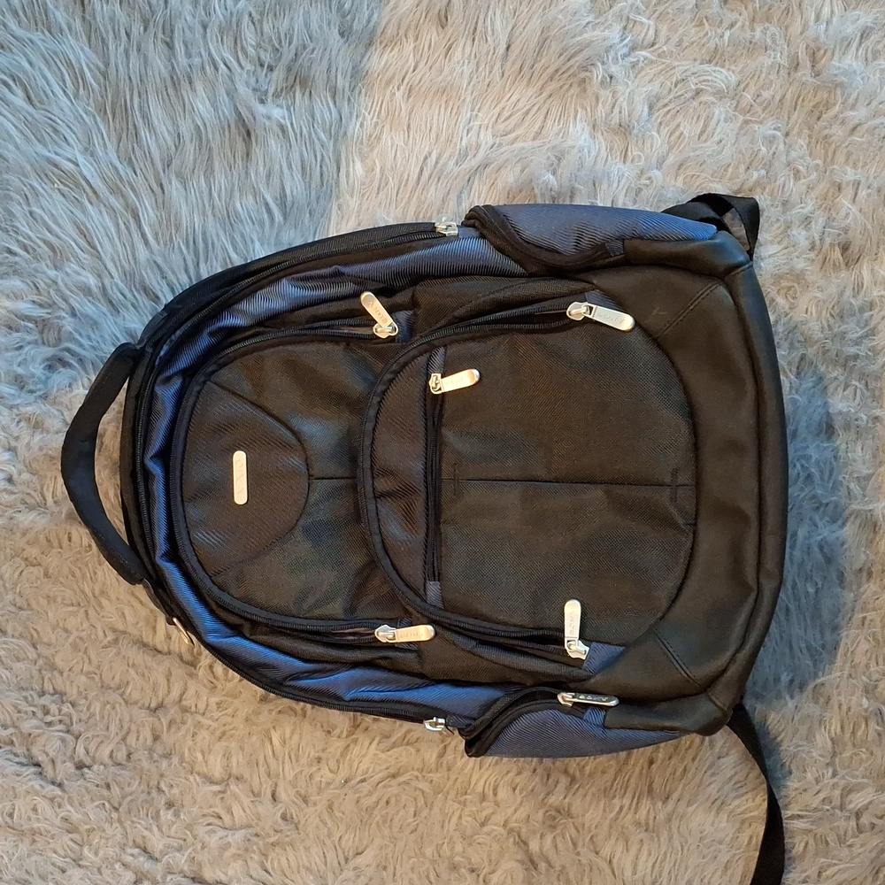 Sony Vaio Navy and Black padded laptop book bag